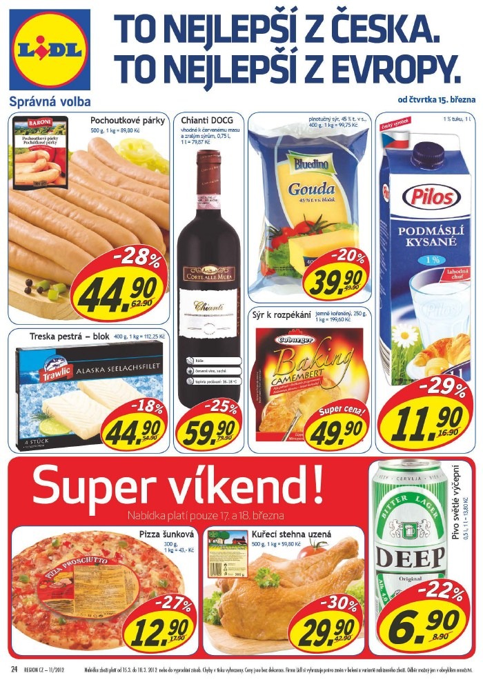 leták Lidl strana 1 leták Lidl strana 1