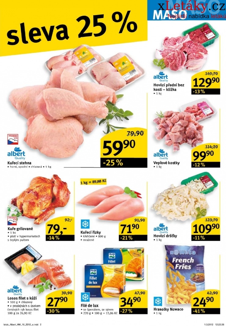 leták Albert Hypermarket leták strana 1 leták Albert Hypermarket leták strana 1