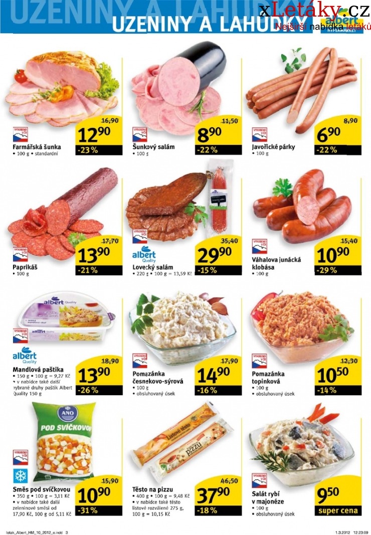leták Albert Hypermarket leták strana 1 leták Albert Hypermarket leták strana 1