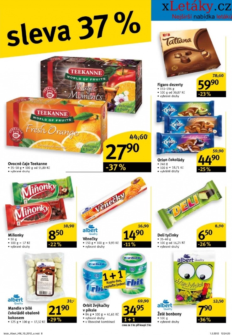 leták Albert Hypermarket leták strana 1 leták Albert Hypermarket leták strana 1