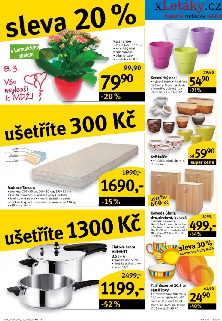 leták Albert Hypermarket leták strana 1 leták Albert Hypermarket leták strana 1
