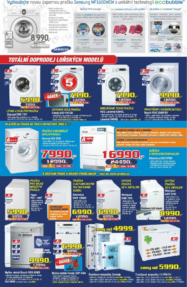 leták Proton strana 1 leták Proton strana 1