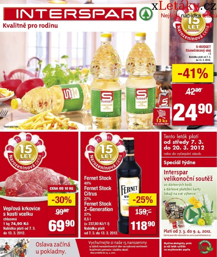 leták Interspar aktuální leták strana 1 leták Interspar aktuální leták strana 1