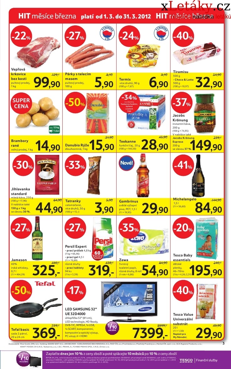 leták Tesco akční leták strana 1 leták Tesco akční leták strana 1
