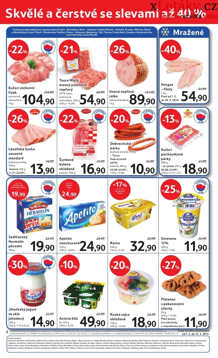 leták Tesco aktuální leták strana 1 leták Tesco aktuální leták strana 1