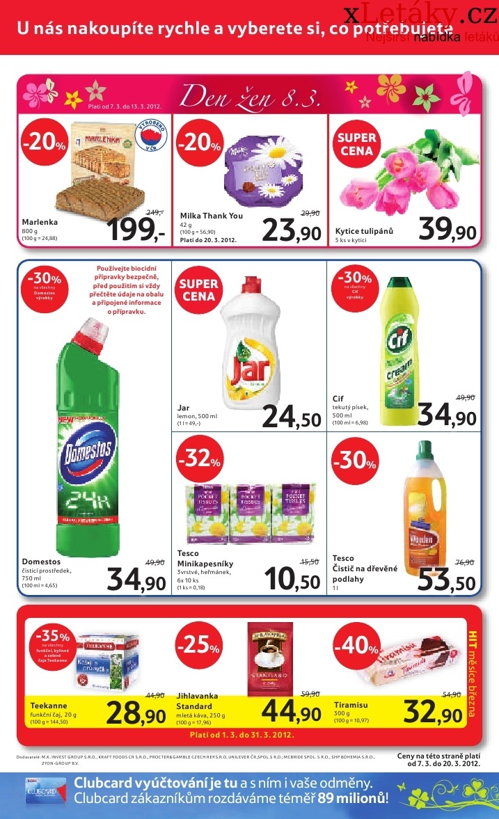 leták Tesco leták strana 1 leták Tesco leták strana 1