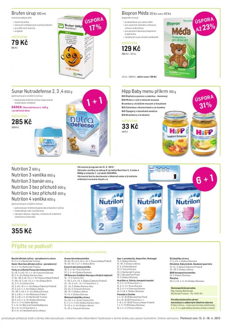 leták Lloyds lékárna strana 1 leták Lloyds lékárna strana 1