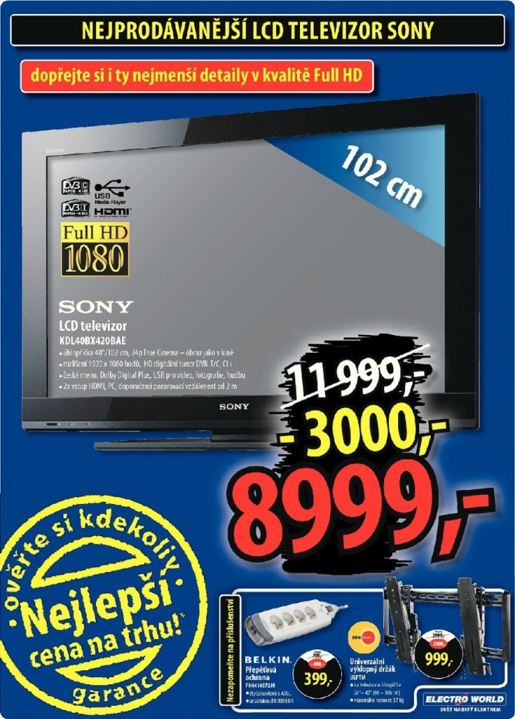 leták Electro World strana 1 leták Electro World strana 1