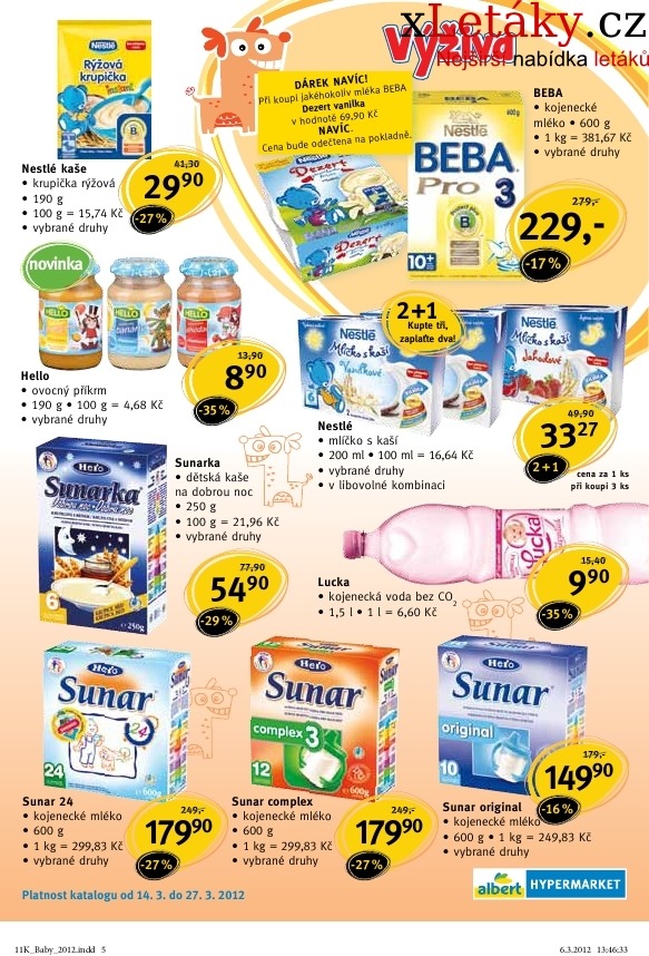 leták Albert Hypermarket leták strana 1 leták Albert Hypermarket leták strana 1