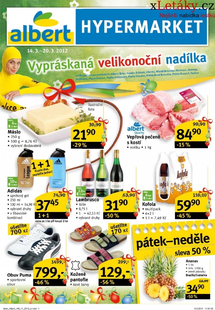 leták Albert Hypermarket leták strana 1 leták Albert Hypermarket leták strana 1