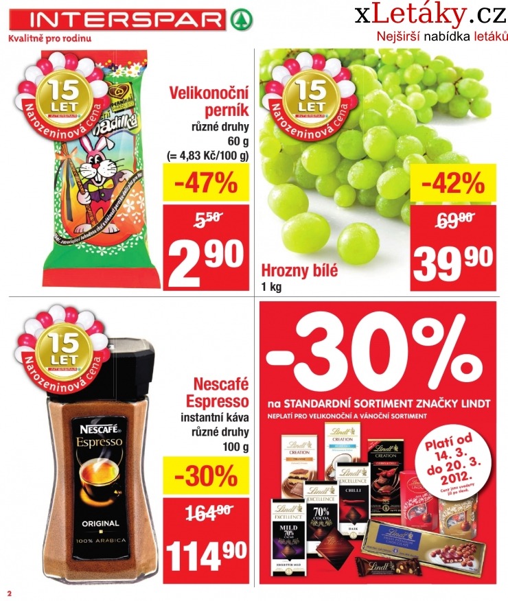 leták Interspar leták strana 1 leták Interspar leták strana 1