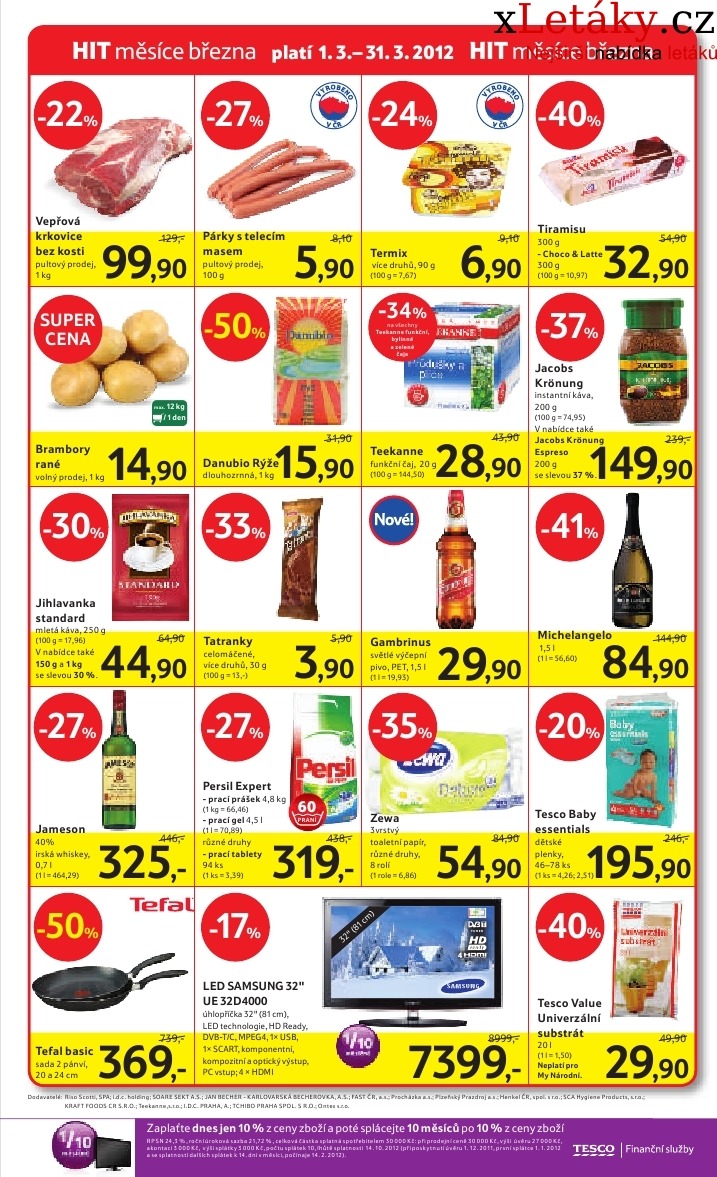 leták Tesco akční leták strana 1 leták Tesco akční leták strana 1