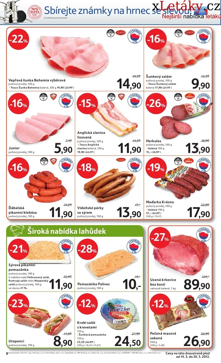 leták Tesco akční leták strana 1 leták Tesco akční leták strana 1