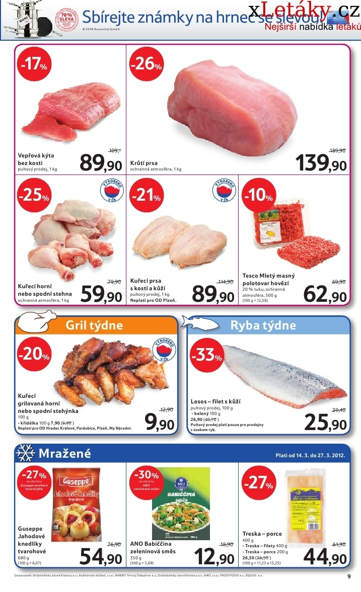 leták Tesco akční leták strana 1 leták Tesco akční leták strana 1