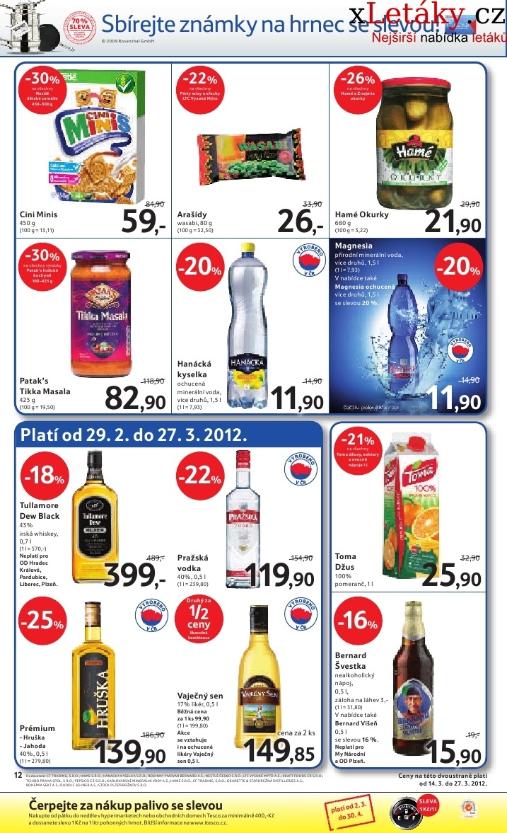 leták Tesco akční leták strana 1 leták Tesco akční leták strana 1