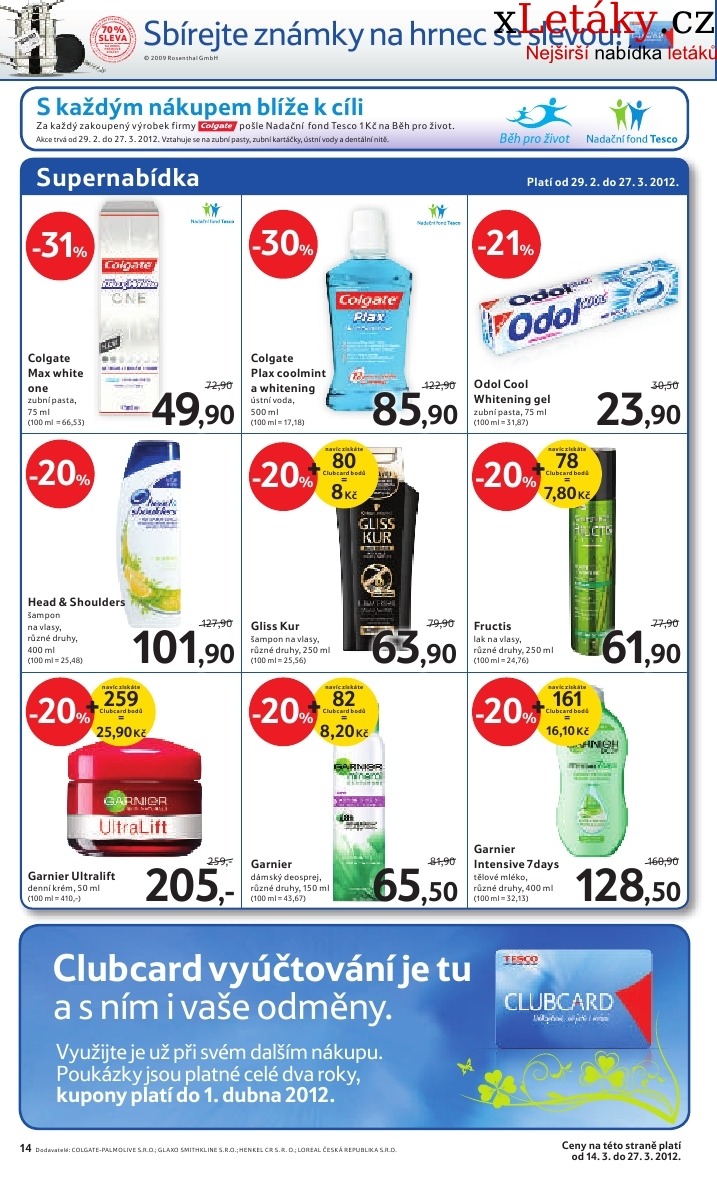 leták Tesco akční leták strana 1 leták Tesco akční leták strana 1