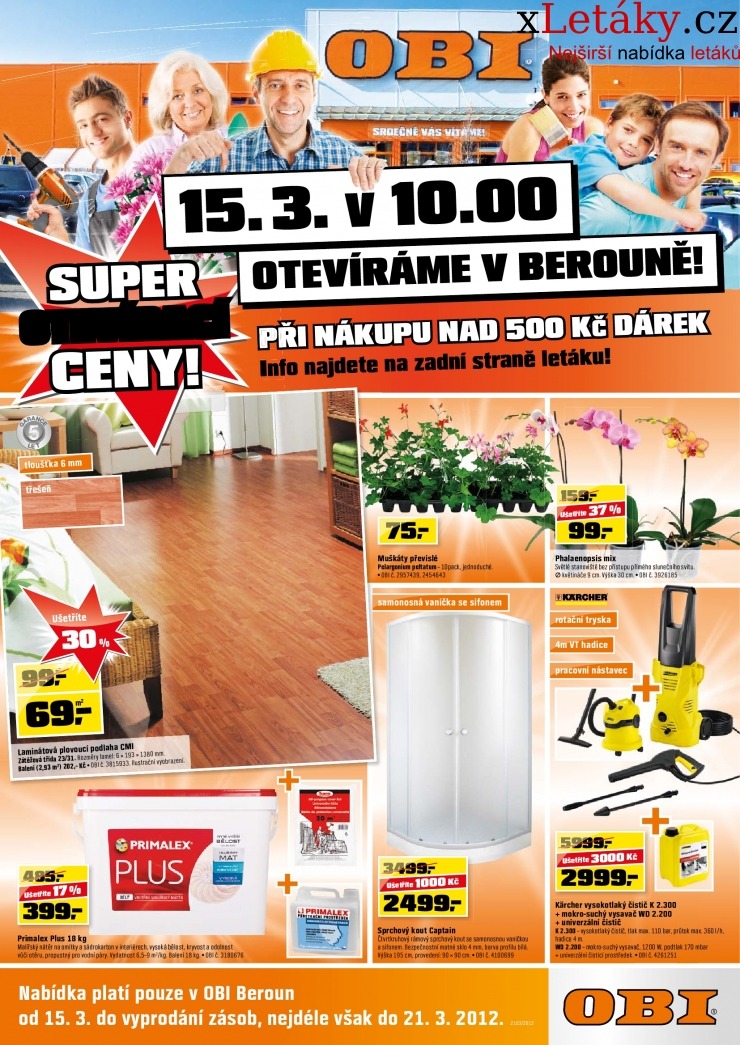 leták OBI leták strana 1 leták OBI leták strana 1