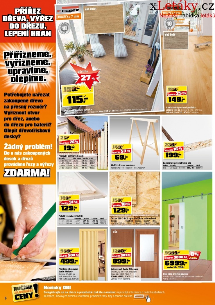 leták OBI leták strana 1 leták OBI leták strana 1