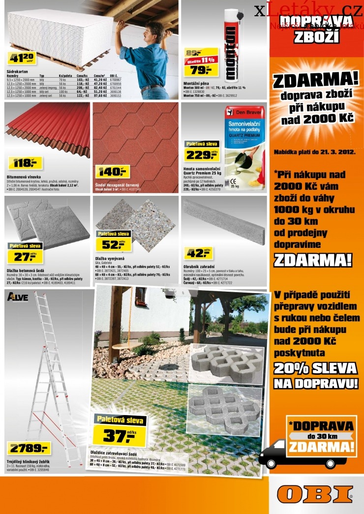 leták OBI leták strana 1 leták OBI leták strana 1