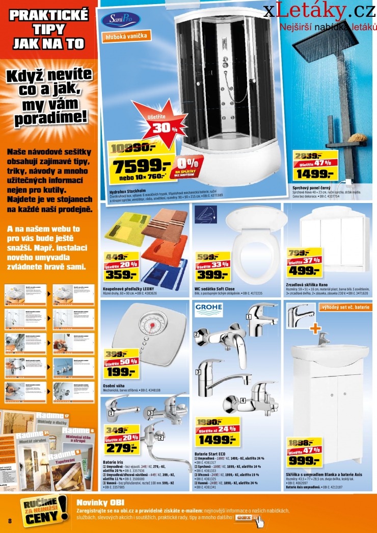leták OBI leták strana 1 leták OBI leták strana 1