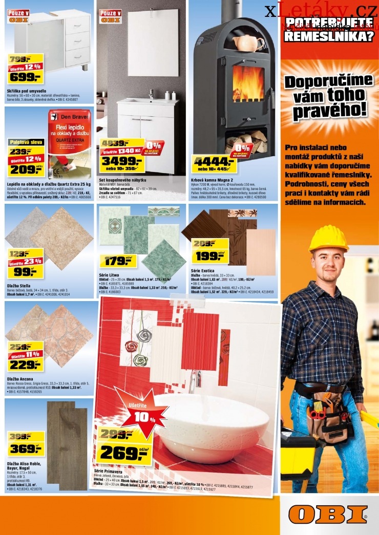 leták OBI leták strana 1 leták OBI leták strana 1