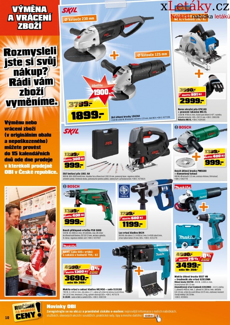 leták OBI leták strana 1 leták OBI leták strana 1