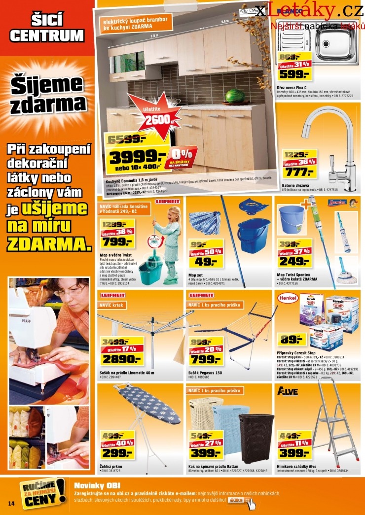 leták OBI leták strana 1 leták OBI leták strana 1