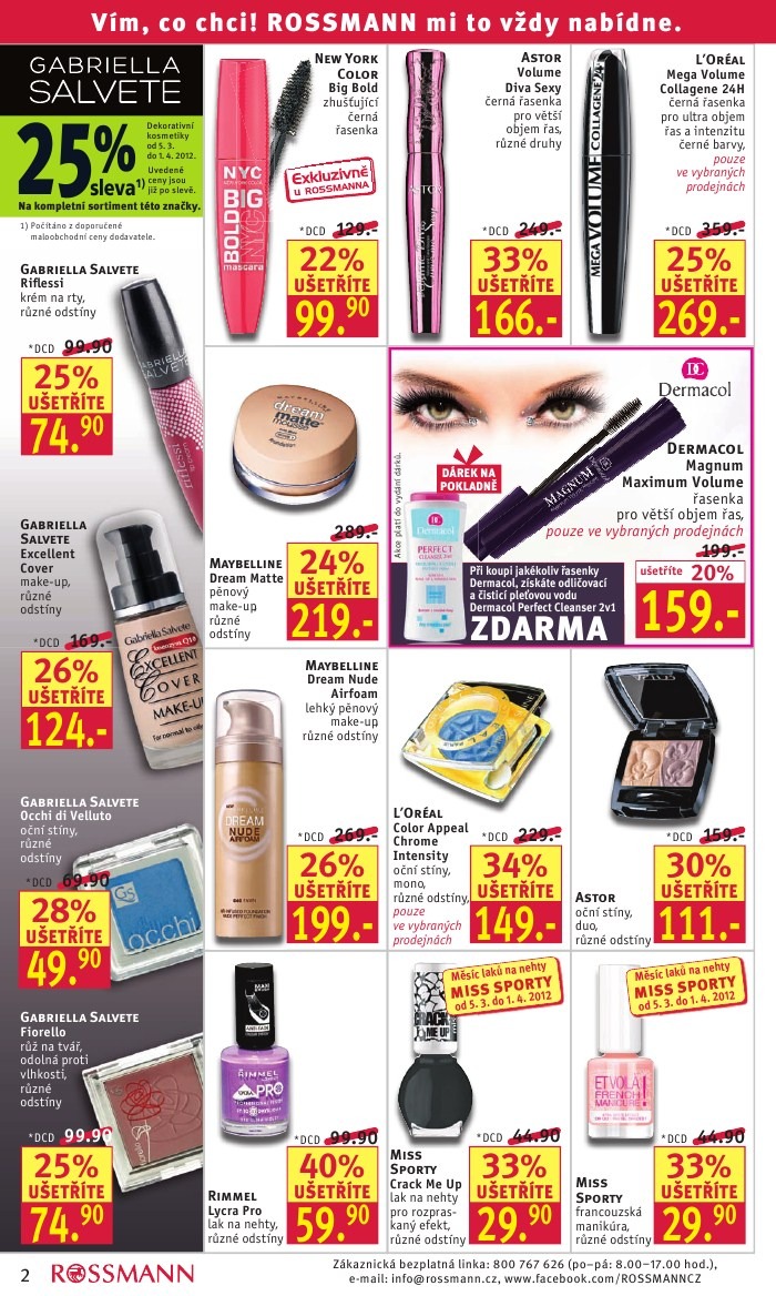 leták Rossmann strana 1 leták Rossmann strana 1