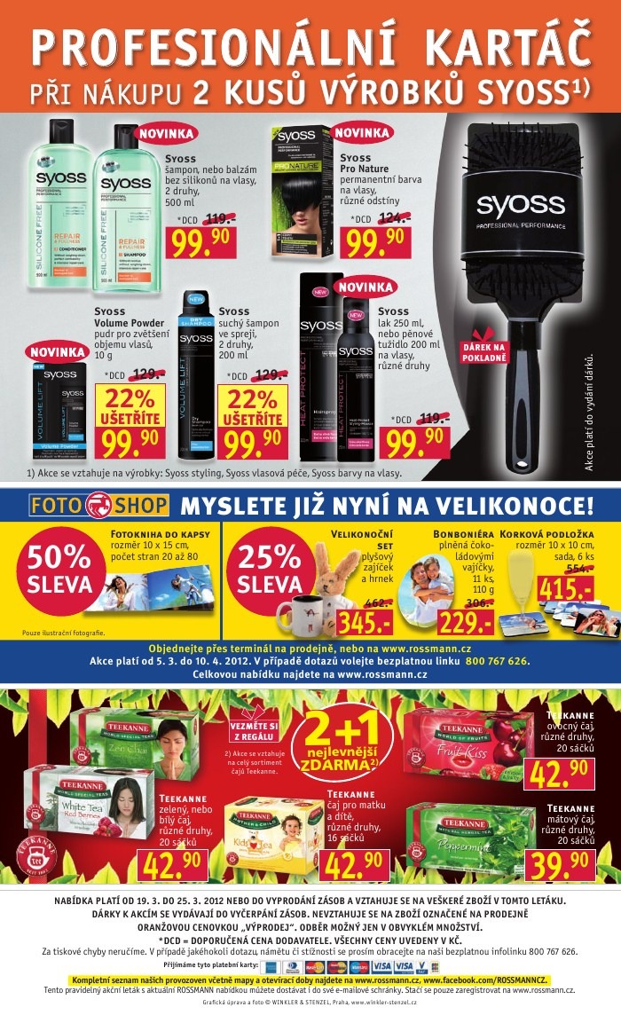 leták Rossmann strana 1 leták Rossmann strana 1