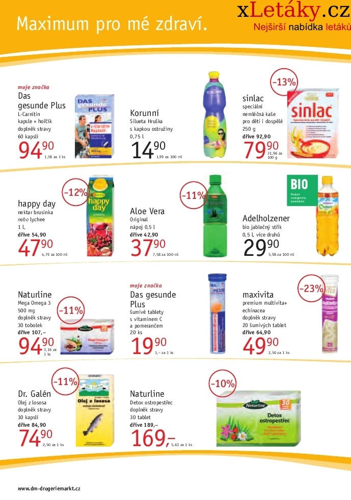 let�k Dm drogerie aktu�ln� let�k strana 1