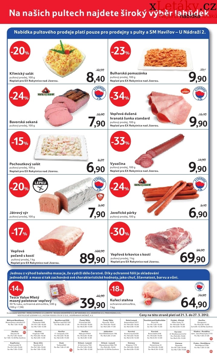 leták Tesco akční leták strana 1 leták Tesco akční leták strana 1