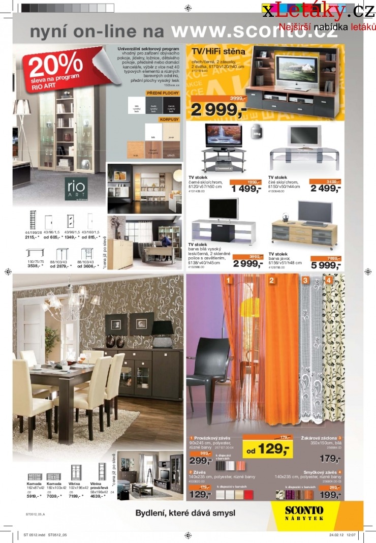 leták Sconto nábytek leták strana 1 leták Sconto nábytek leták strana 1