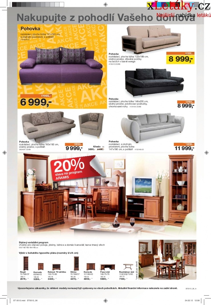 leták Sconto nábytek leták strana 1 leták Sconto nábytek leták strana 1