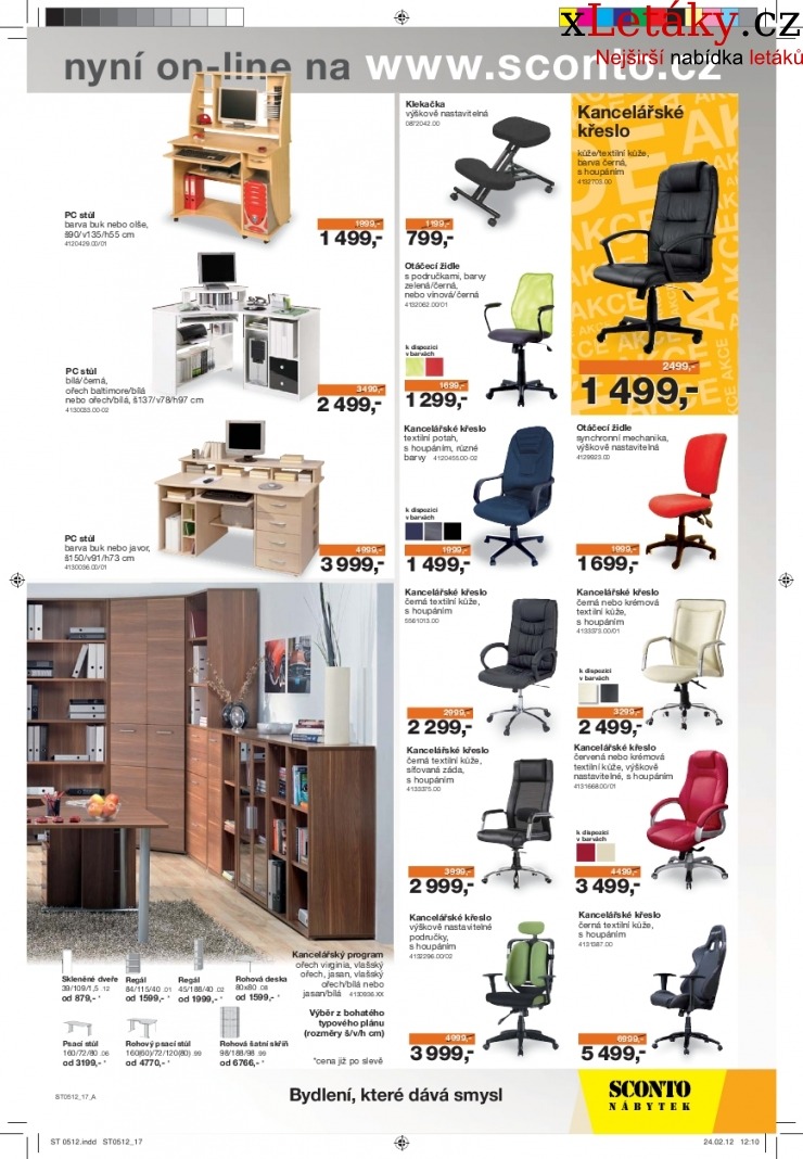 leták Sconto nábytek leták strana 1 leták Sconto nábytek leták strana 1