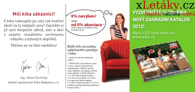 leták Kika nábytek aktuální leták strana 1 leták Kika nábytek aktuální leták strana 1