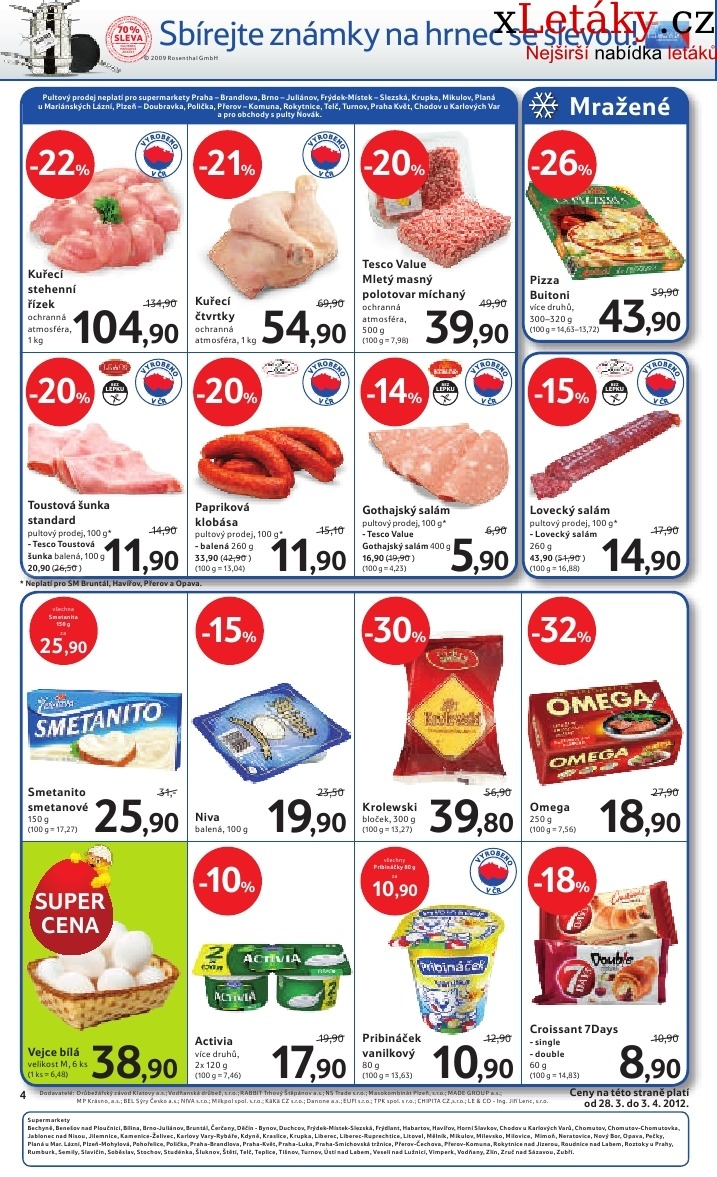 leták Tesco akční leták strana 1 leták Tesco akční leták strana 1