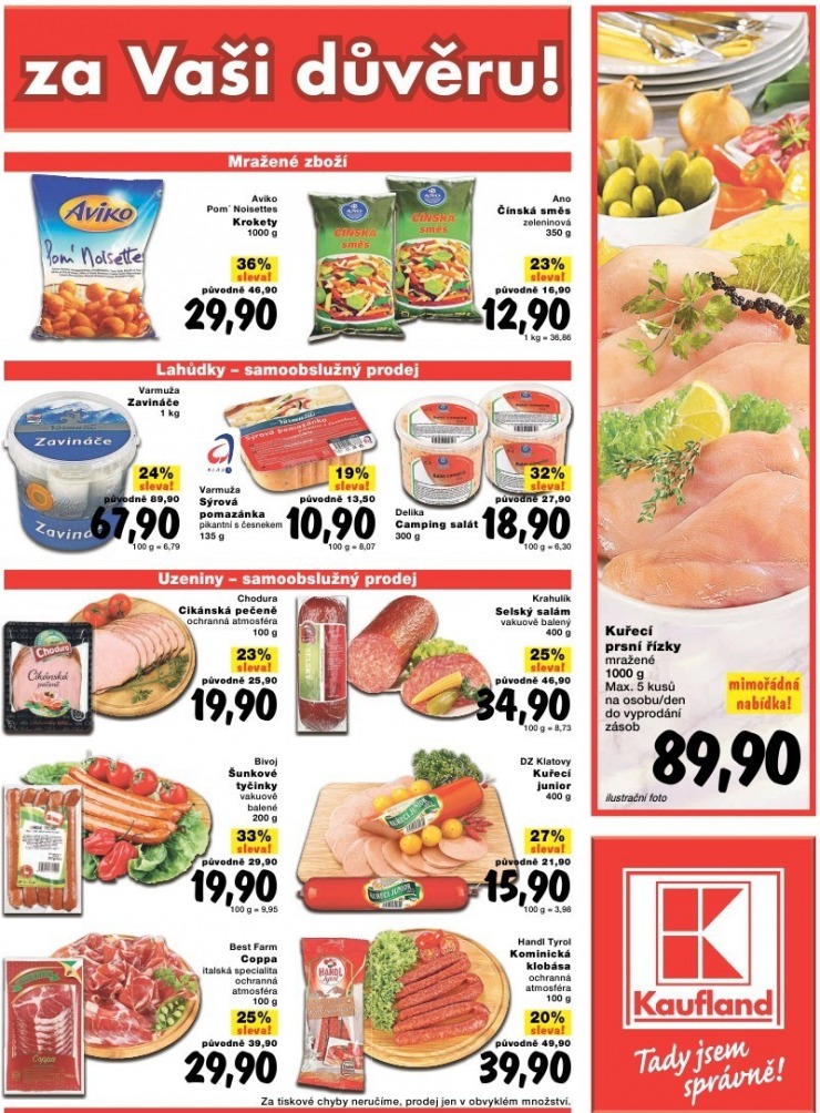 leták Kaufland strana 1 leták Kaufland strana 1