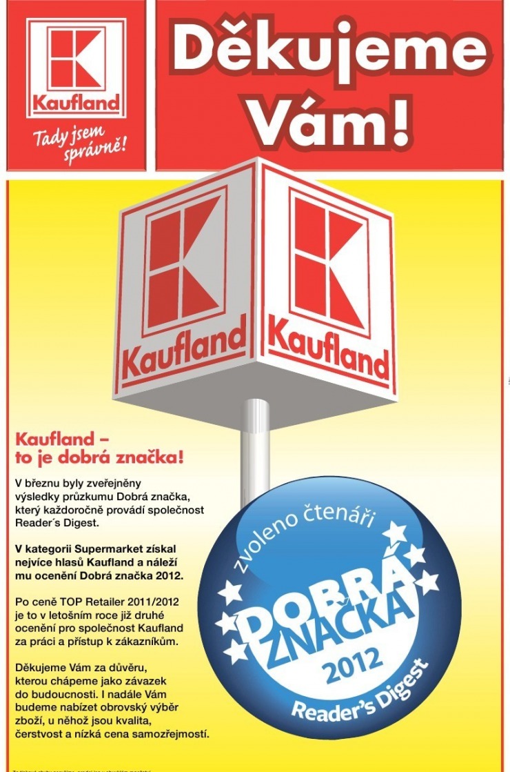 leták Kaufland strana 1 leták Kaufland strana 1