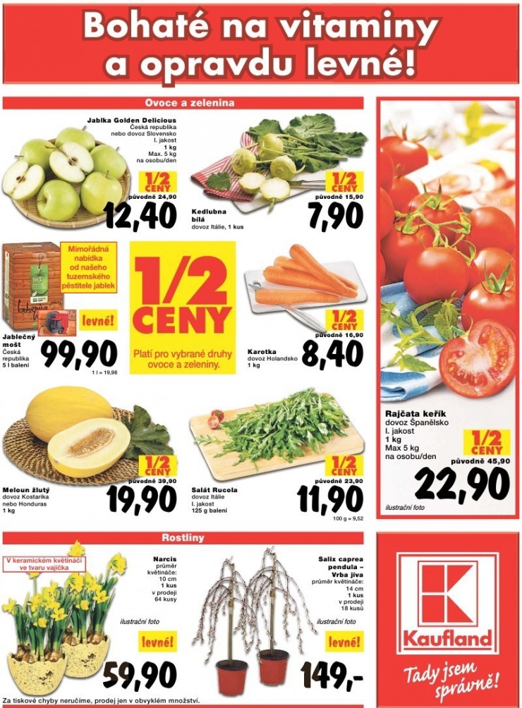 leták Kaufland strana 1 leták Kaufland strana 1