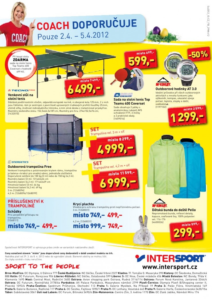 leták Intersport strana 1 leták Intersport strana 1