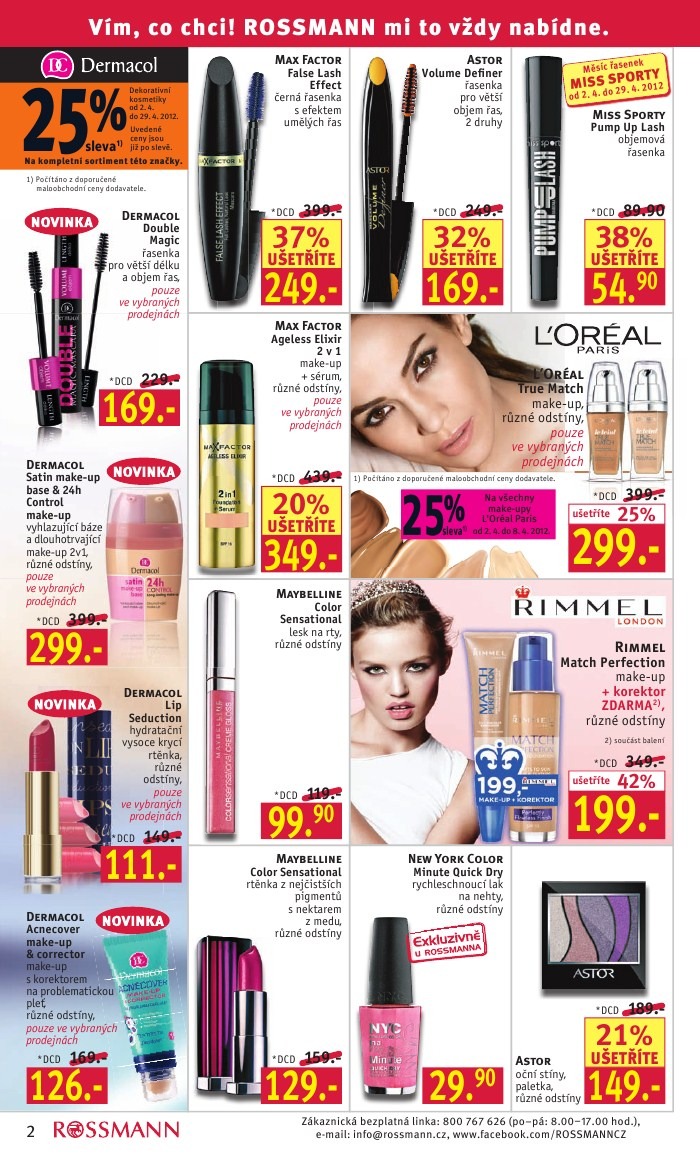 leták Rossmann strana 1 leták Rossmann strana 1