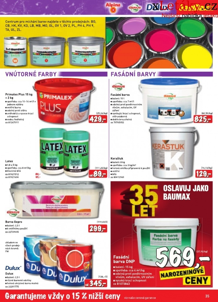 let�k Baumax aktu�ln� let�k strana 1