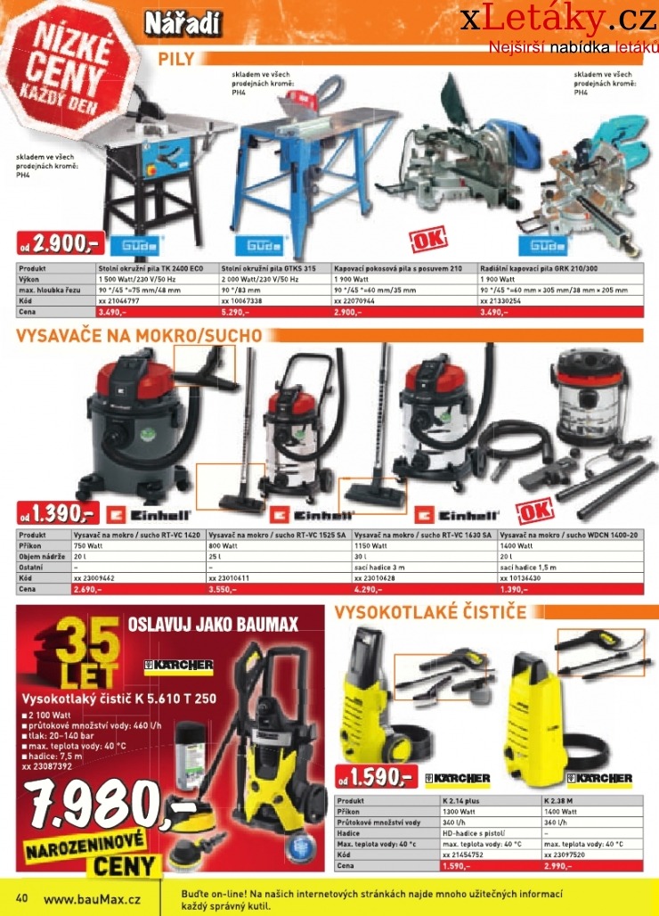 let�k Baumax aktu�ln� let�k strana 1