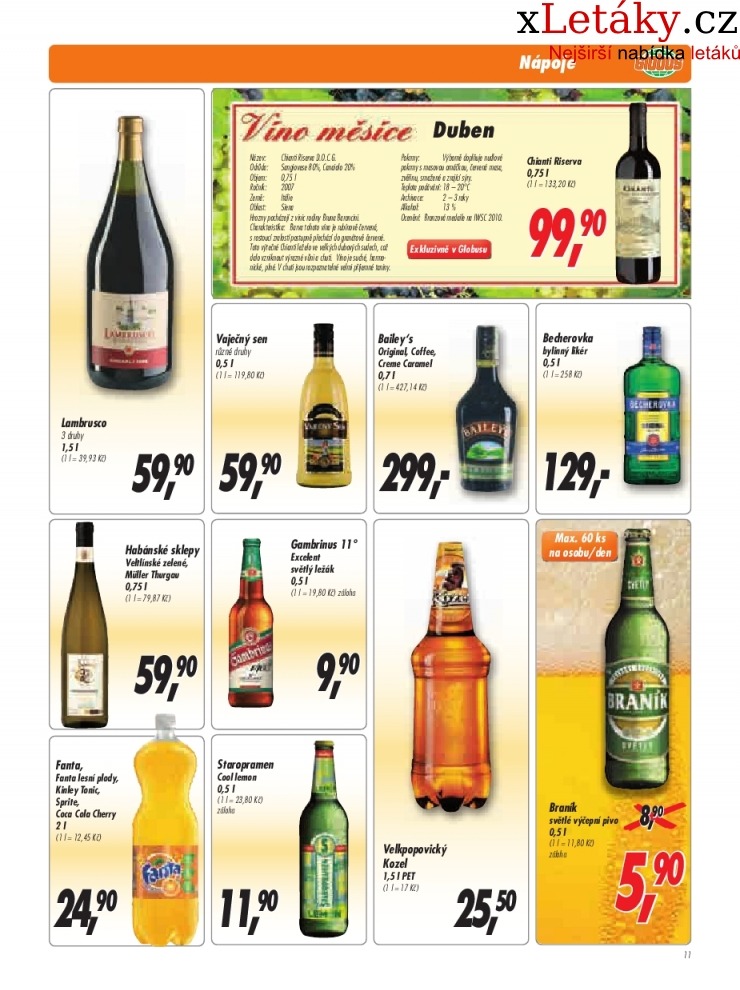 leták Globus leták strana 1 leták Globus leták strana 1