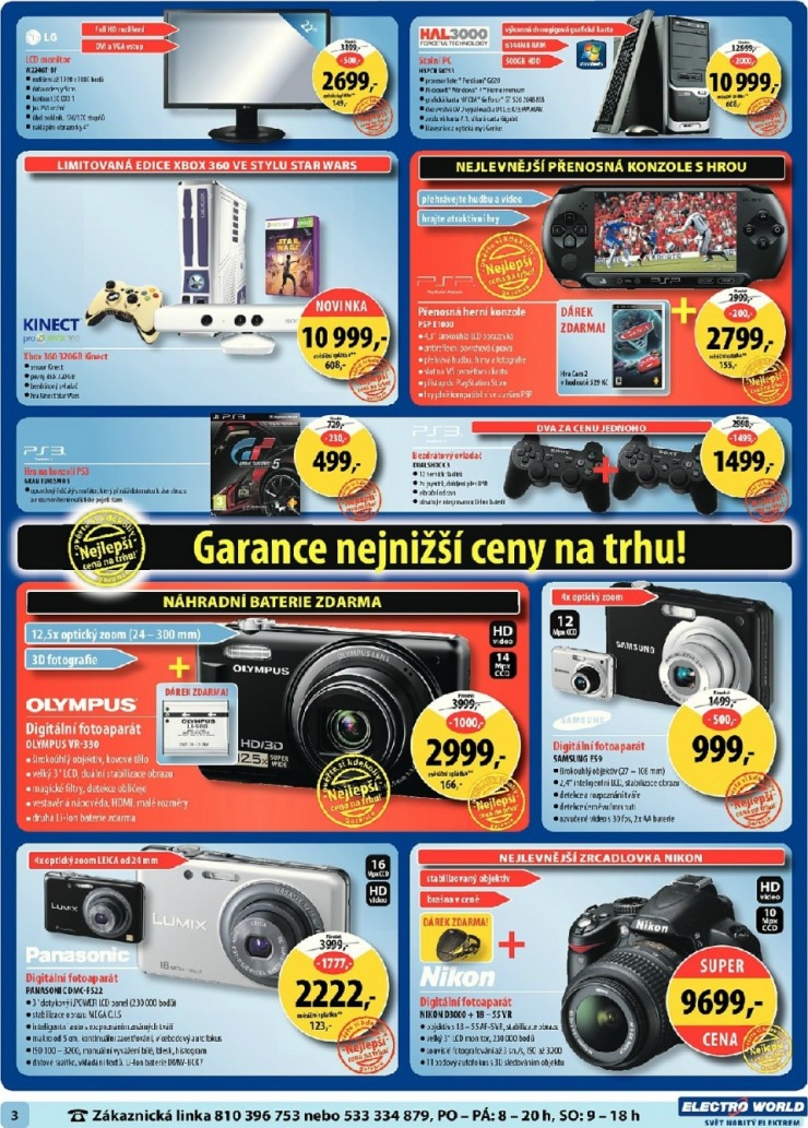 leták Electro World strana 1 leták Electro World strana 1