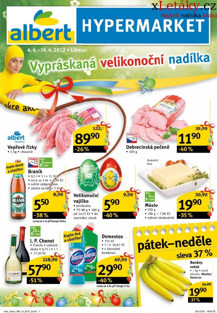 leták Albert Hypermarket leták strana 1 leták Albert Hypermarket leták strana 1
