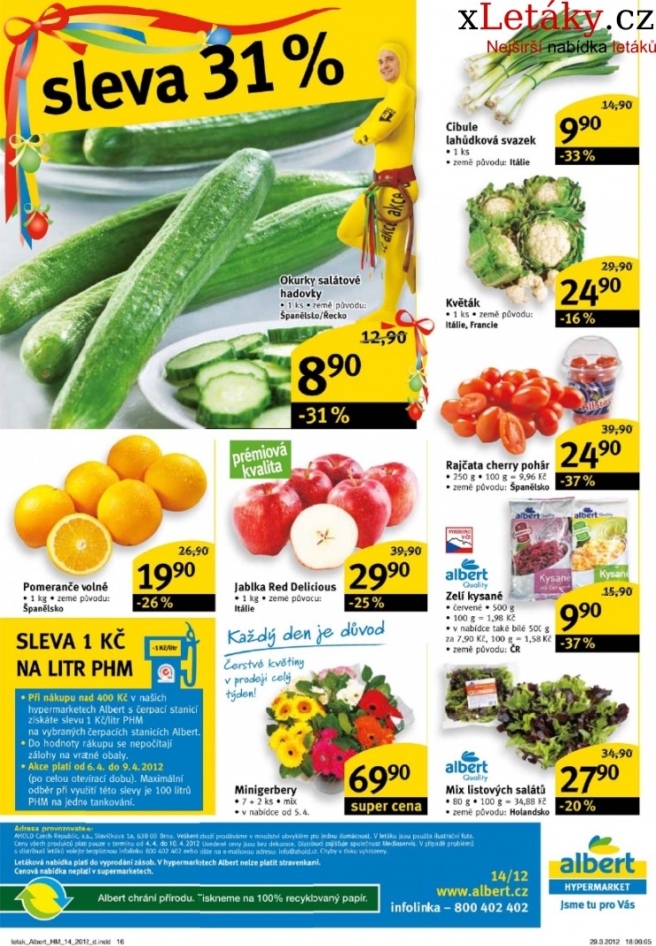 leták Albert Hypermarket leták strana 1 leták Albert Hypermarket leták strana 1