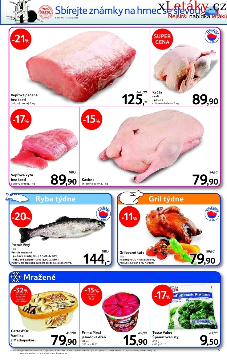 leták Tesco akční leták strana 1 leták Tesco akční leták strana 1