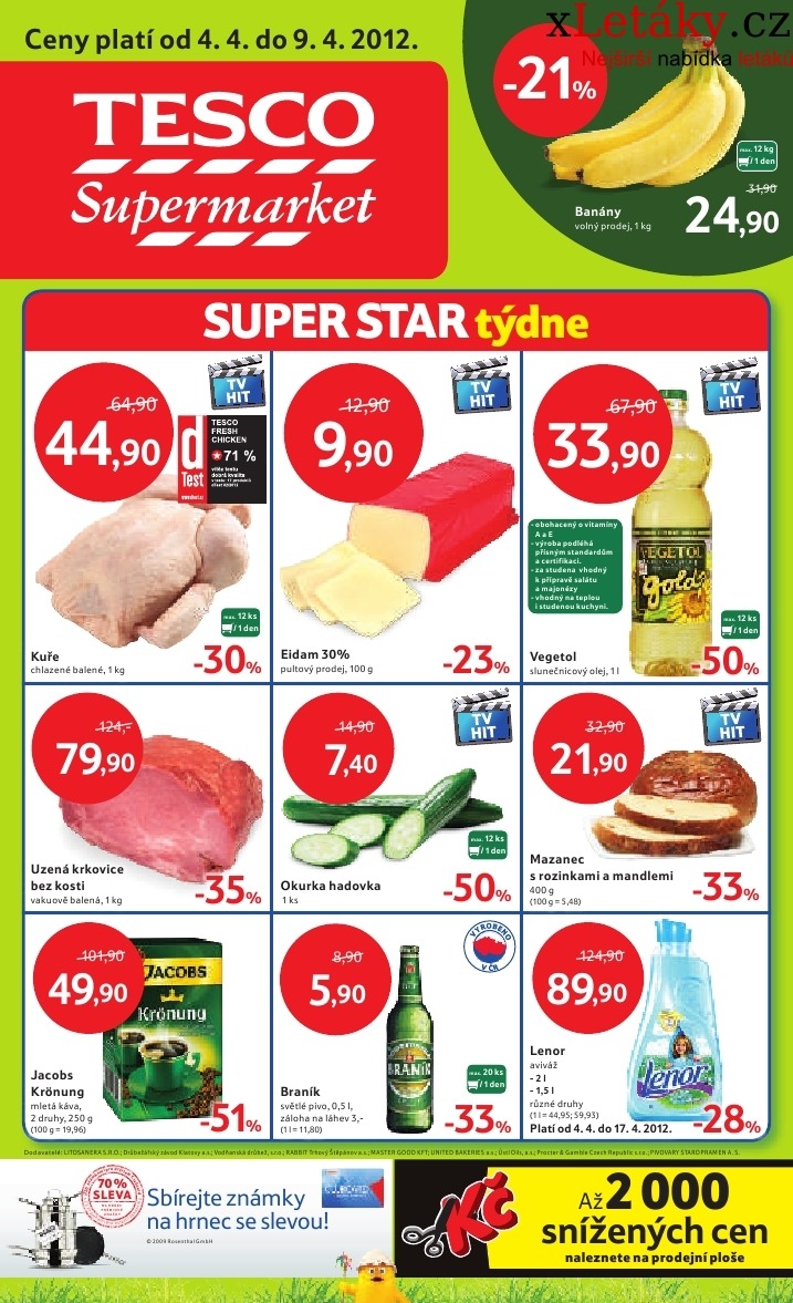 letk Tesco aktuln letk strana 1
