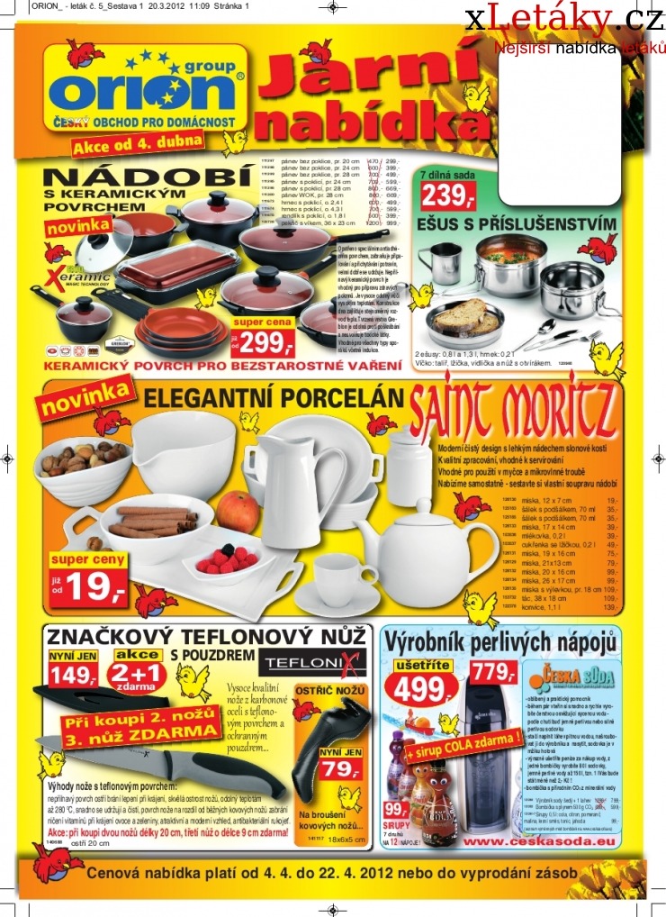 leták Orion aktuální leták strana 1 leták Orion aktuální leták strana 1